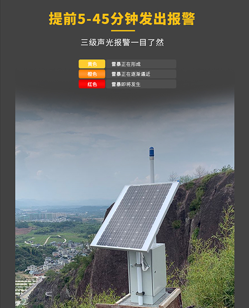 油庫雷電預警系統