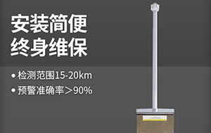 大氣電場儀的意義-提前發出雷電預警警報安心放心【易造防雷】