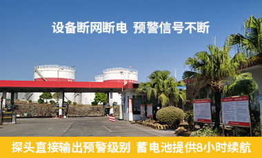 探頭直接輸出預警級別 蓄電池提供8小時續航