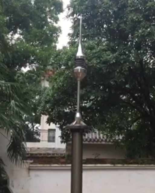 雷電預警系統聯動升降避雷針