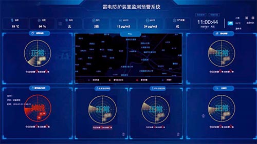雷電防護裝置監測預警系統平臺
